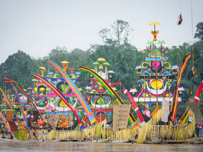 Festival Perahu Baganduang Kuansing Riau